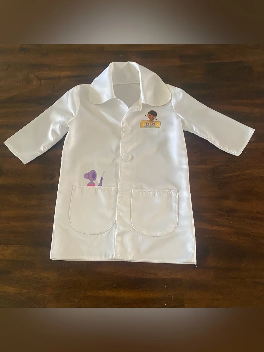 Disney Store Doc McStuffins Dr Costume with Case and Light Head Band